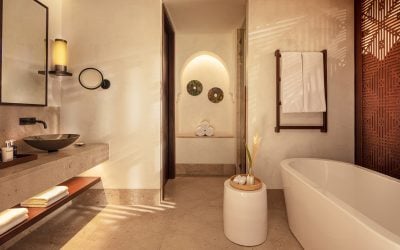 RKF Luxury Linen, présent sur le nouveau somptueux Resort Anantara Tozeur, Tunisie.